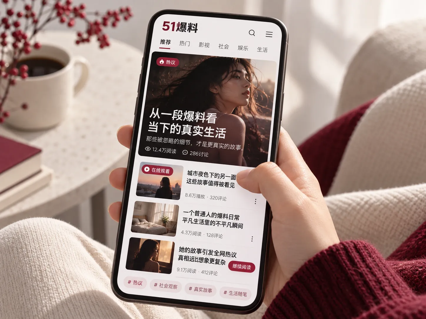 移动端内容浏览
